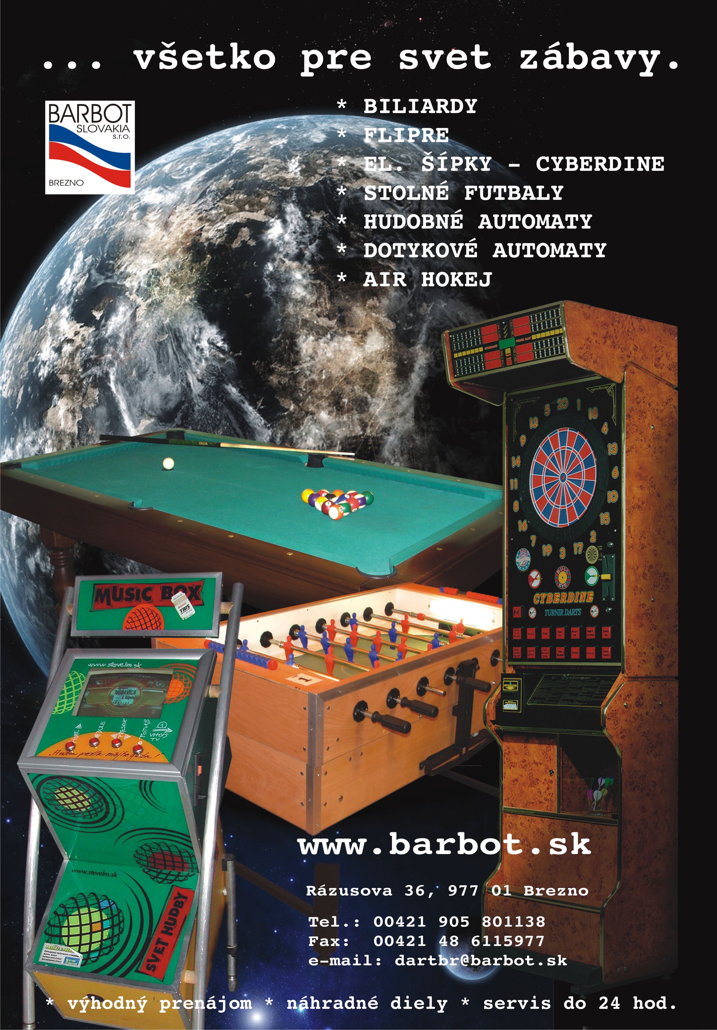 všetko pre svet zábavy